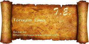 Tornyos Emma névjegykártya